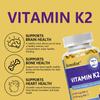 Vitamin K2 (Essential MK-4 + MK-7) 120 capsules to support bone health