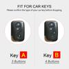 Leather Car Key Cover For Lexus Es 300H 250 350 Is Gs Ct200H Rx Ct200 Es240 Gx400 Lx570 Rx270 Smart Keychian Remote Fob Case Bag