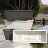 Self-Absorbing Flower Pot Indoor Vegetable Growing Pot With Base Drainage Hole And Absorbent Rope Plants Cuttings Pot For Home