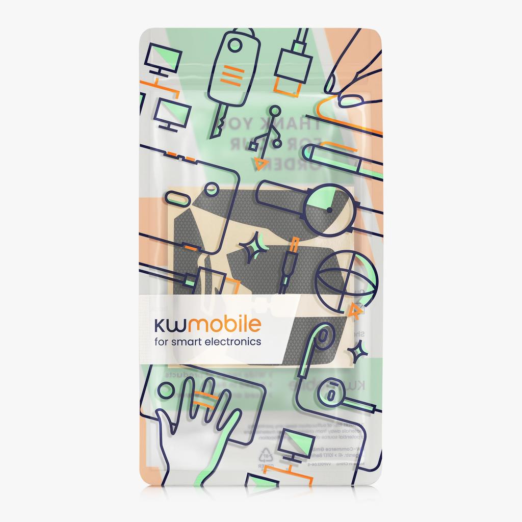 Kwmobile Mouse Grip for Razer Viper Mini - Anti-Slip Grip Tape, Pre-Cut, 0.5mm Thick, Black