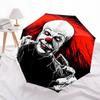 Printed Horror charactersPrinted Folding Umbrella,Outdoor,Leisure,And Travel Umbrella,Durable Umbrella Fabric,Birthday And Holiday Gift