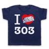 I Love 303 Acid House Dance Techno Rave Music Scene Kids Childs T-Shirt