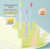 Children’s Jelly Color Soft Toothbrush with Nylon Bristles (Ages 3-12) for Gentle Gum Protection and Teeth Cleaning