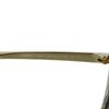 Used 10097 Fox Shape Eyewear 4209 c.463/S9 7968 Polarized Gradient Gold Logo Acetate Clear Havana Women's from Japan