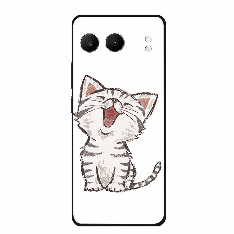 For OnePlus Nord 4 Case Nord4 Phone Cover Animal Black Silicone Soft Back Cover Cases For OnePlus Nord 4 Case 6.74" Shell Capas