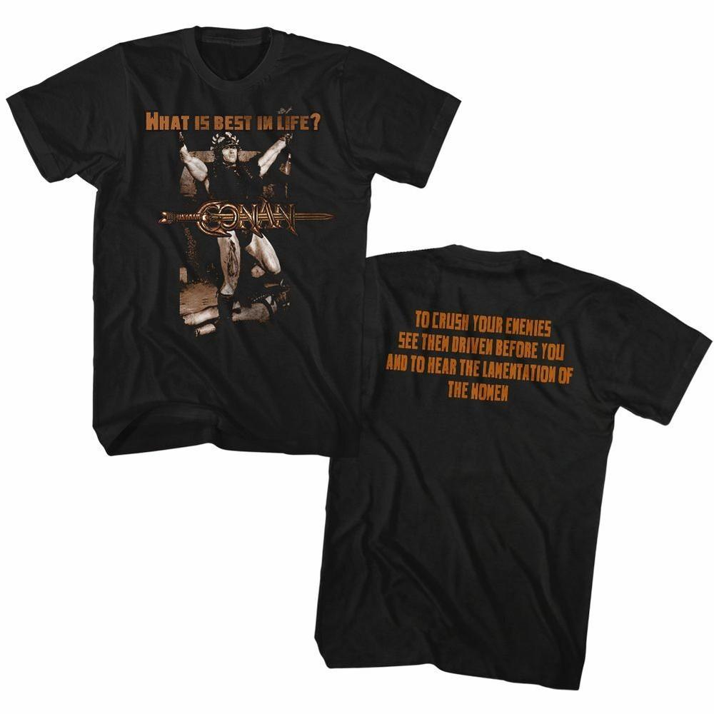 

Conan The Barbarian Best Life Black Adult T-Shirt M