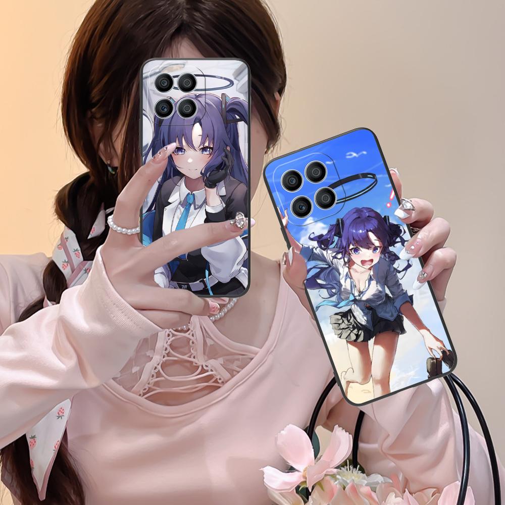 Blue Archive Yuuka Matte TPU Mobile Phone Case for Honor 90 80 70 60 50 30 20 10 9 8 7 Pro S SE Lite 5G Colorful Printing Cover