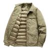 Men's Cross-Border Down Feather Jacket: 50% Down, Lapel, Short, Trendy Winter Workwear