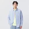 MINISO Men's Striped Casual Long Sleeve Shirt