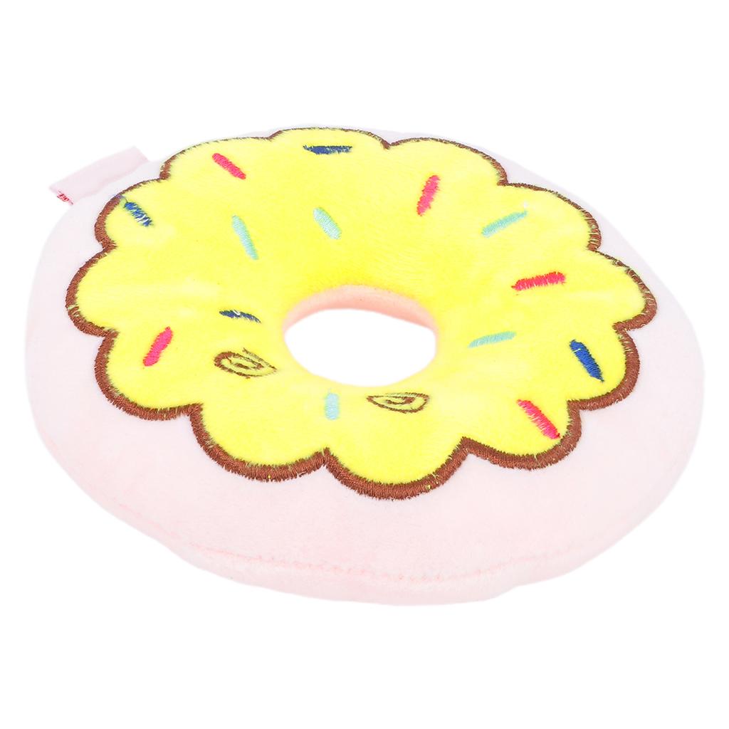 Dog Squeaky Toy Stuffed Bite Resistant Donuts Pet Toy Soft Plush Toy for Dogs Pets