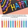 12pcs DIY Bubble Popcorn Drawing Pen Popcorn Color Paint Pen for Greeting Cards Christmas