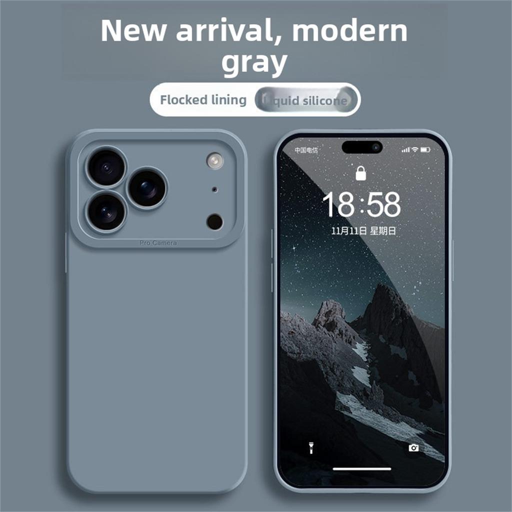 TPU Shockproof Phone Case for IPhone 17 Pro Max for IPhone 17Air 16 15 14 Pro Case Liquid Silicone Original TPU Protect Cover