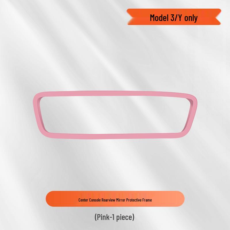 Model 3/Y Silicone Rearview Mirror Cover - Protective, Decorative Frame for Car Interior