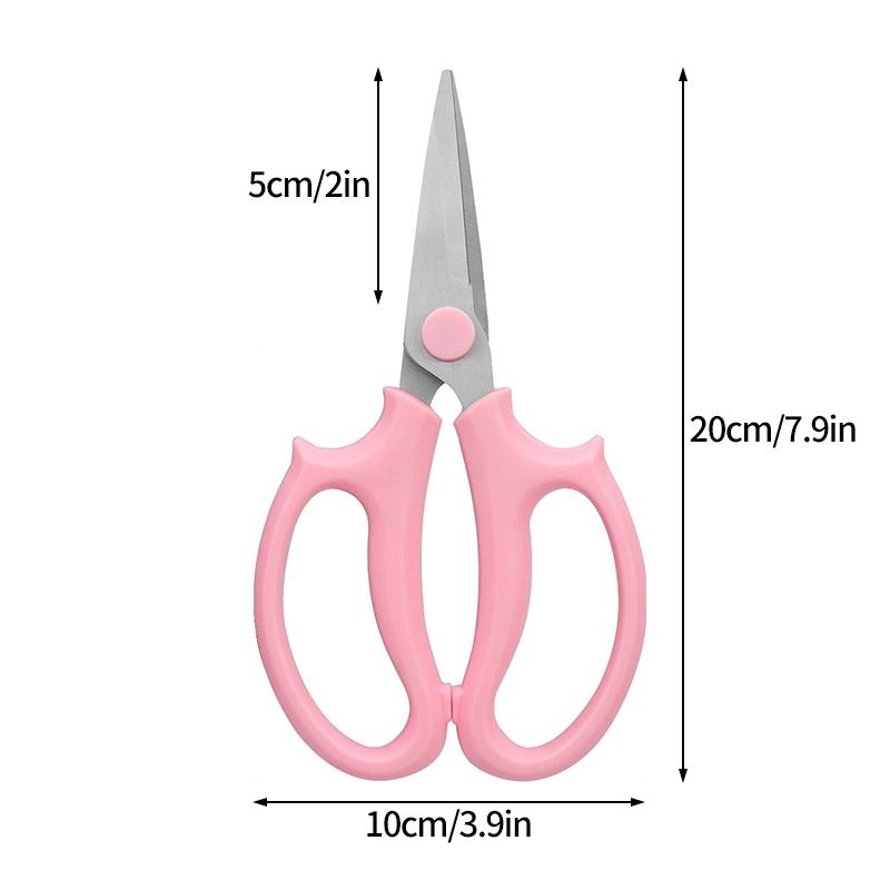 Gardening Scissors Florists Professional Flower Arranging Shears Multifunctional Household Pointed Scissors Plant Pruning Tools