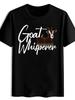 T-shirt Summer Short Sleeve with Animal Print (Cow/Sheep/Goat) - Casual Round Neck Breathable Polyester Shirt for Beach