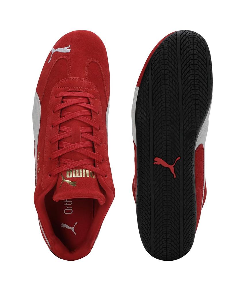 PUMA SPEEDCAT OG and Red and Size cm Sneakers, Men's Women's, 398846-02, White, 24.5