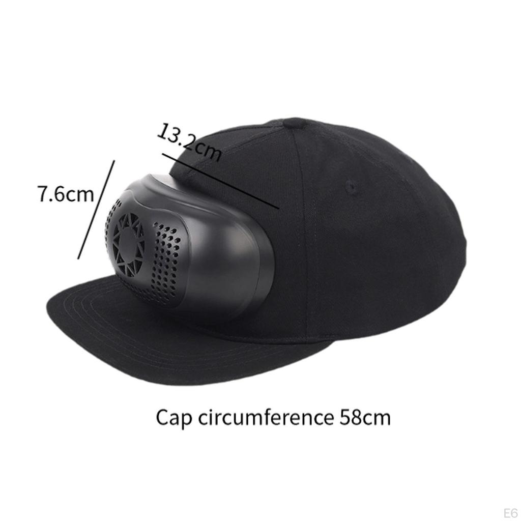 Hat with Fan Hat, Cooling Three-Speed Empty Top, Sun Protection