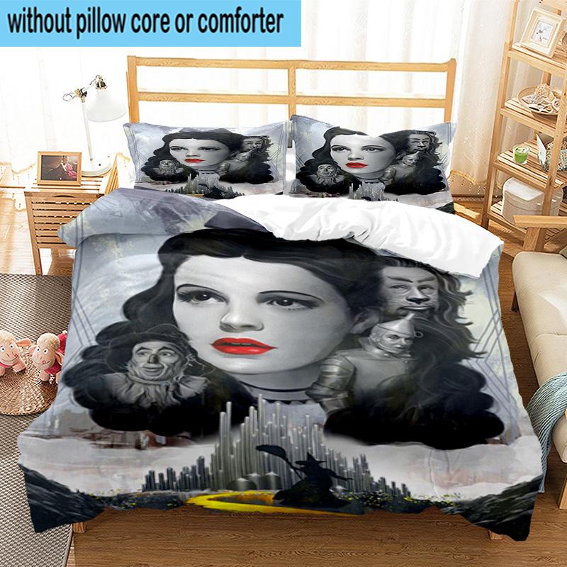 3PCS Wonderful Wizard Adventure 3pcs Bedding,Including 3PCS Duvet Cover And 2pcs Pillowcases Perfect for Christmas,Ideal for Bedroom, Dormitory