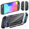 כיסוי שקוף TPU+PC עבור Nintendo Switch 2, כיסוי מגן לשני ג'ויקונים, כיסוי מגן עמיד בפני זעזועים עבור אביזרי Switch 2