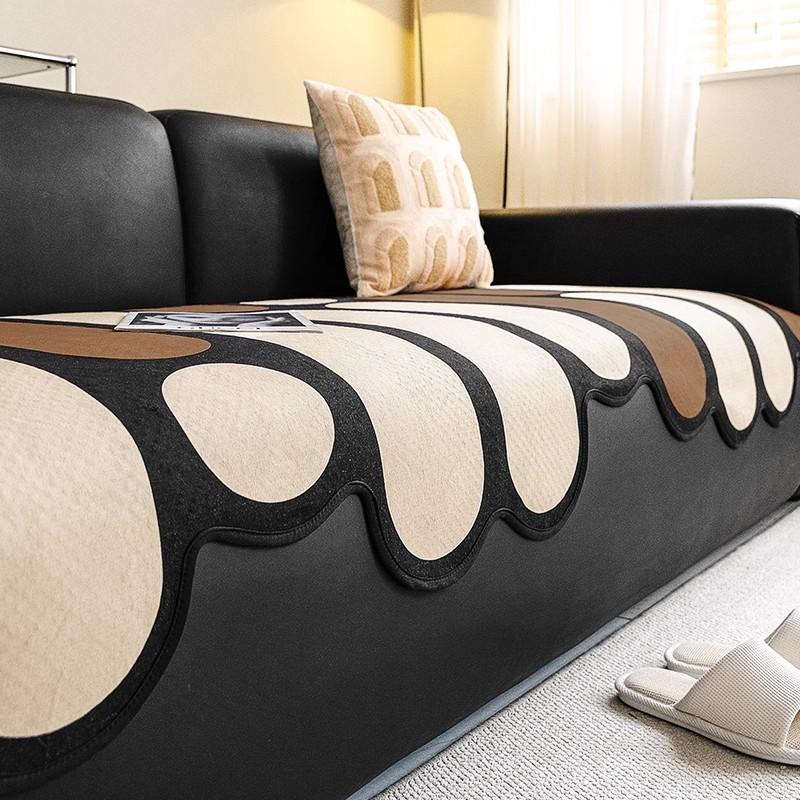 Special-Shaped Sofa Cushion Universal In All Seasons  New Non-Slip Seat Cushion Leather Sofa Cushion Irregular Cover Cloth Towel Cover