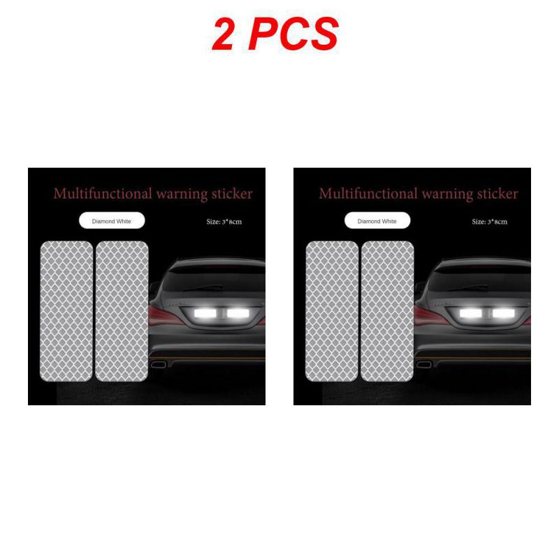1 ~ 5 bucăți autocolante reflectorizante pentru bara de protecție a autovehiculului benzi reflectorizante de avertizare autocolante reflectoare de siguranță