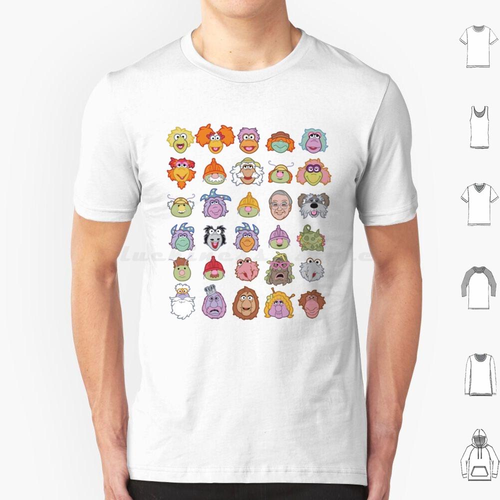 Fraggle Rock T Shirt Cotton Men Women DIY Print Fraggle Boober Wembley Gobo Mockey Dance Your Cares Away Doozer 80s Tv Show