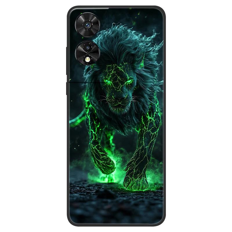 For TCL 505 503 403 50SE Case Domineering TPU Silicone Hard Shell For 50SE T509K 503 403 Coque Lion Dragon Tiger Bumper Fundas
