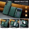 For Samsung Galaxy S25+/S24+ Case Multi Card Slots Zipper Leather Phone Cover with Shoulder