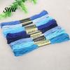 Colorful Thread 8Pcs 7.5m Cross Stitch Embroidery Cotton Skein DIY Craft Sewing Skeins for
