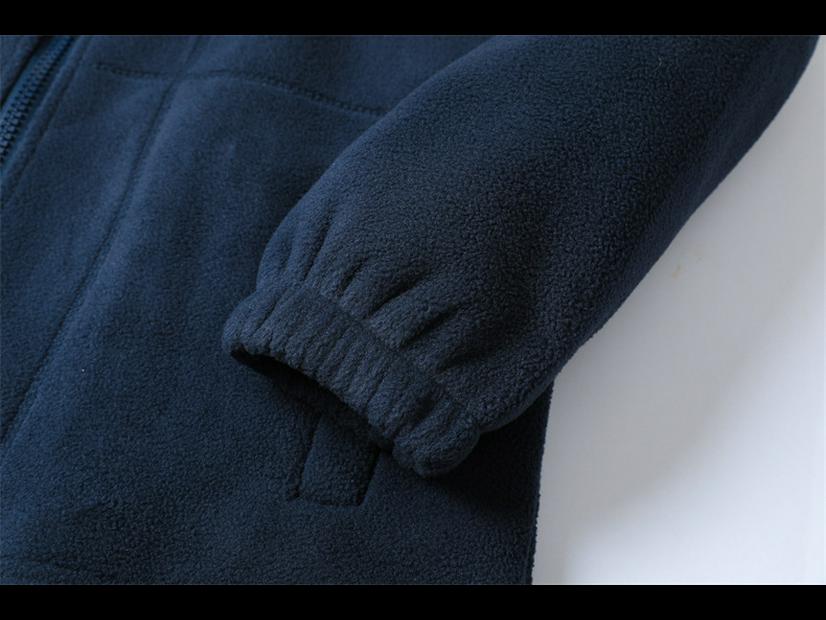 Men's Winter Thick Double-Layer Polar Fleece Hooded Jacket - Cold-Resistant, Warm, Large Size
