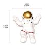3D Astronaut Refrigerator Magnetic Sticker 12pcs/set Resin Magnet Fridge Paste for Home Kitchen Message Board Collection