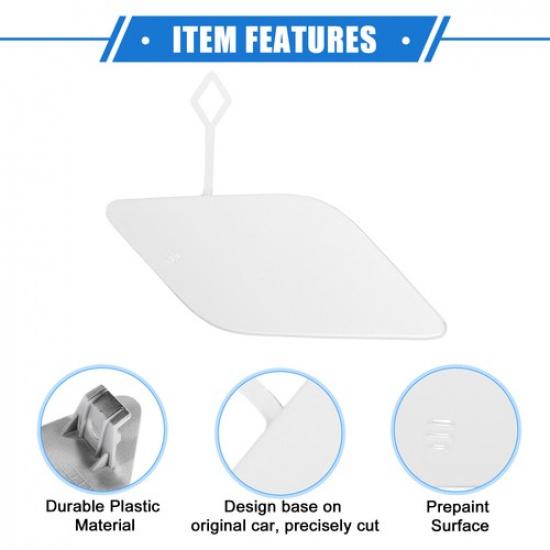 Car Tow Hook Eye Hole ONE  for Mercedes-Benz E350 2010-2013 White Front