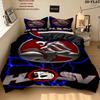 Holden Pattern Bedding Quilt Set Quilt Cover Pillowcase Home Birthday Gift(1 * duvet cover + 2 * pillowcase, without core)
