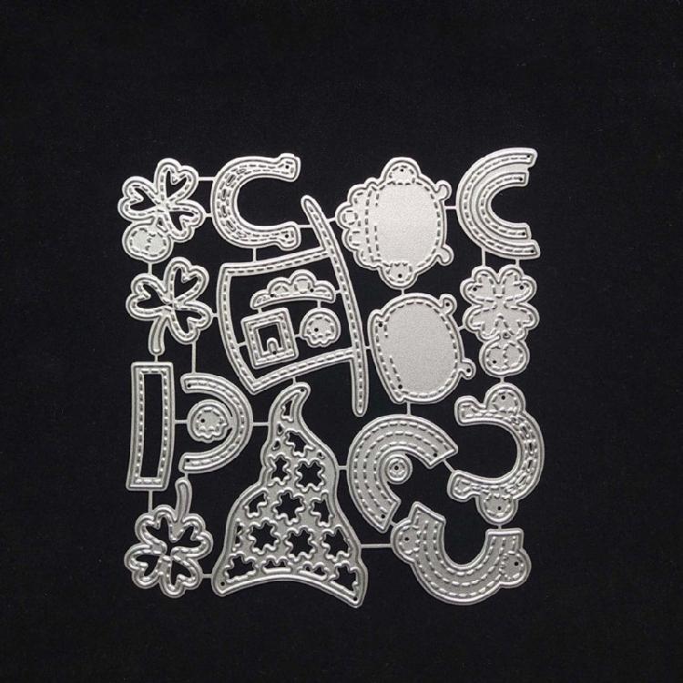 Christmas Gnome Metal Die Cuts Card Embossing DIY Photo Album Template Molds