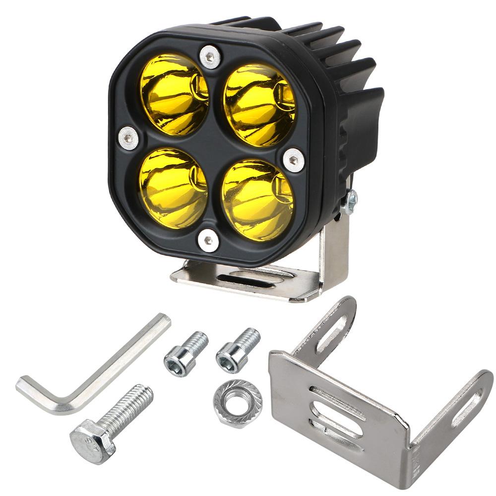 

Автомобильные противотуманные фары 3-дюймовые светодиодные рабочие фары для мотоциклов Дальние фары для внедорожных тракторов 4x4 12 В 24 В Квадратный прожектор Универсальный белый/желтый