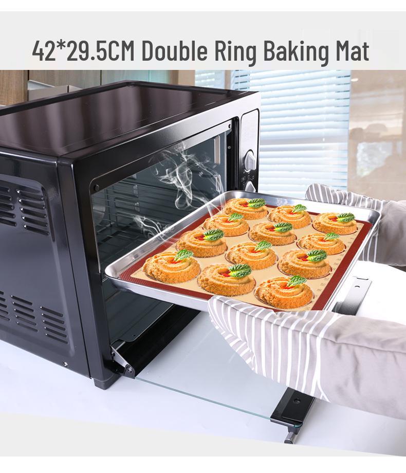 Silicone Fiberglass Kneading & Baking Mat for Cookies & Macarons
