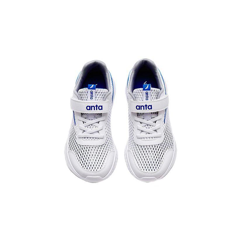 Anta Anti-Slip Low-Top Kids Running Shoes Kids sneaker White Blue A332325563H-C