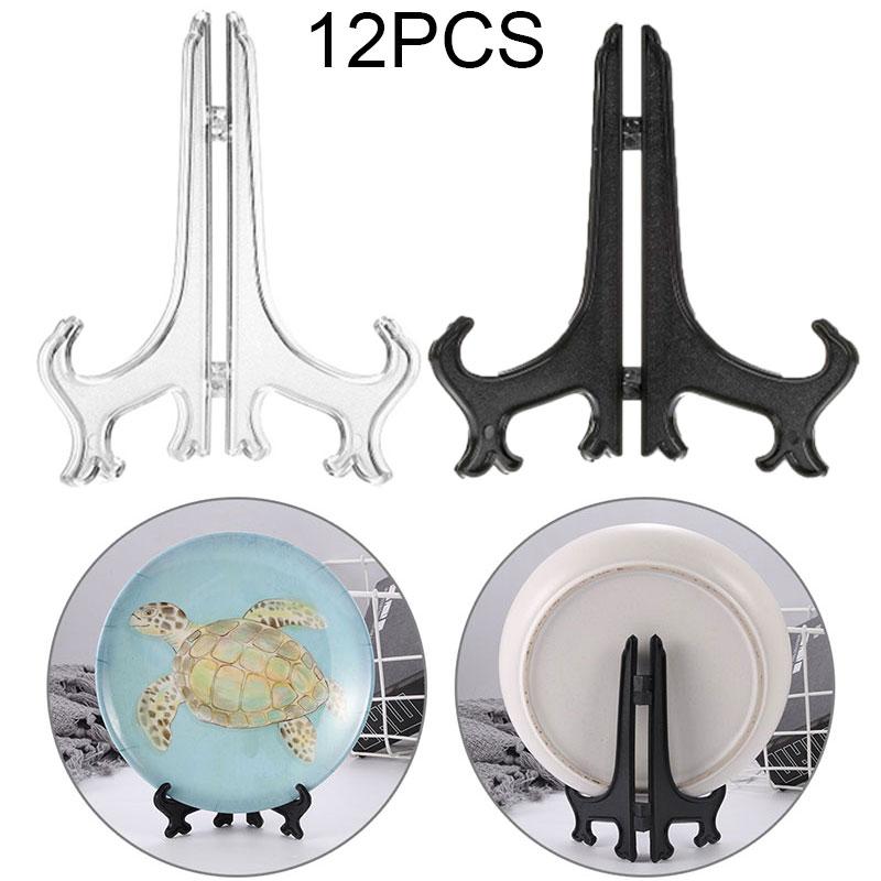 

12 шт. держатель для тарелок, декоративный мольберт, крепление для орнамента в рамке