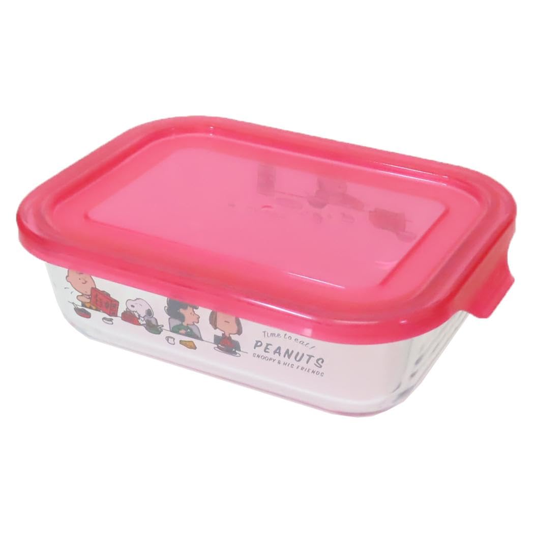 

Ониси Кен Сэйсаку PEANUTS Стеклянный контейнер КРАСНЫЙ M PK-2010