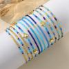 12pcs Cute christmas Rope Charm Girls Kids Bracelets Jewelry Friendship Gift