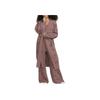 Nike Sportswear Phoenix Cosy Boucle All Over Logo Comfortable Simple Loose Long Knit Sweater Women tops Smoky-Purple FD4282-208