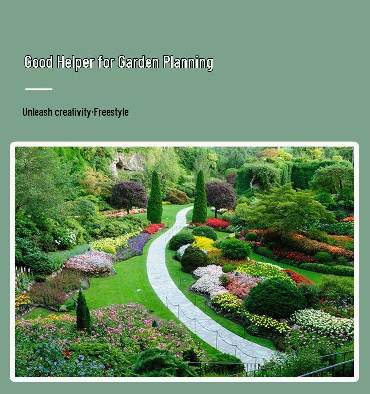 Grass & Stone Isolation Belt for Garden Landscaping - Root Barrier & Retaining Wall