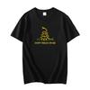 Dont Tread On Me Cotton T Shirt Funny Graphic T Shirt For Men Short Sleeve Tshirts Summer Harajuku Streetwear Mens Clothing