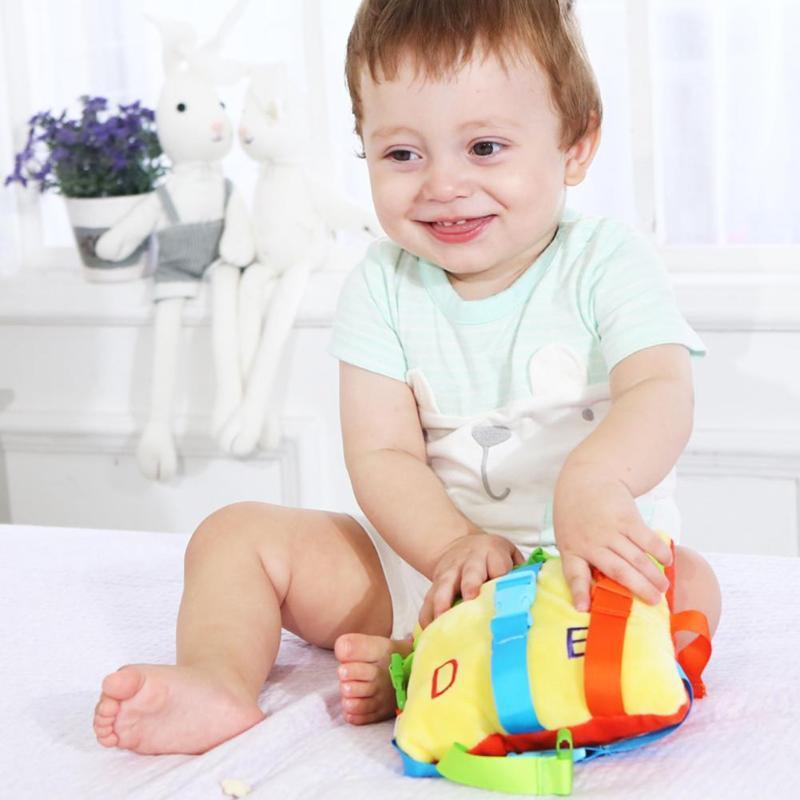 1set Kids Early Educational Color Matching Toys Baby Basic Life Skill Training Birthday Montessori Buckle Baby Montessori Toys
