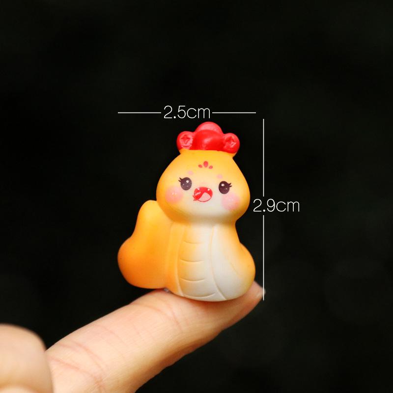 Zodiac Little Snake Doll New Year Blind Box Accessories: Mini Landscape Desktop Decorations