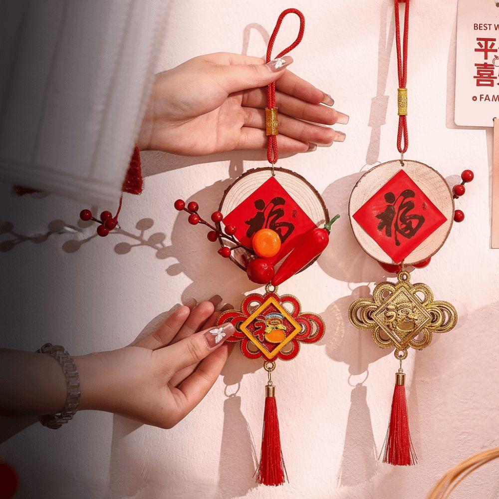Tassel New Year Pendant Chinese Knot Wall Door Hanging Ornaments  New Year Gift