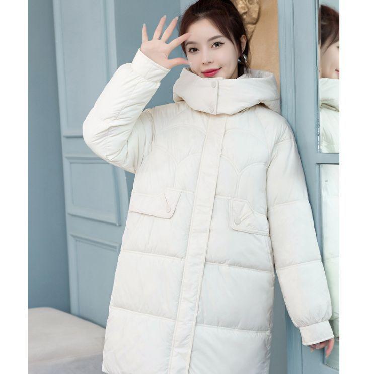 Winter New Down  Clothes Women's Medium and Long Loose  Clothes Thickened Outer Wear Warm  Jackets Fashionable