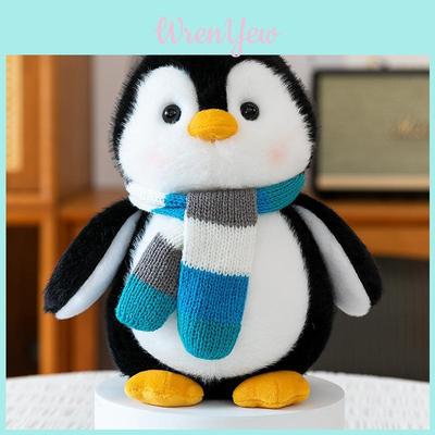 Plüsch Elefant Fuchs Schal Pinguin Spielzeug Mit Schal Für Kinder Geschenk Niedliches Tier Stofftier