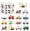 1Roll 500Pcs Truck Fire Fighting Engineering Vehicle Stickers Construction Kids Teens Vehicle Car Potty Stickers For School Supp