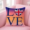England ENG Flag Cushion Cover EcoFriendly Odorless Healthy Pillowcase Soft  Comfortable KidSafe No Filling